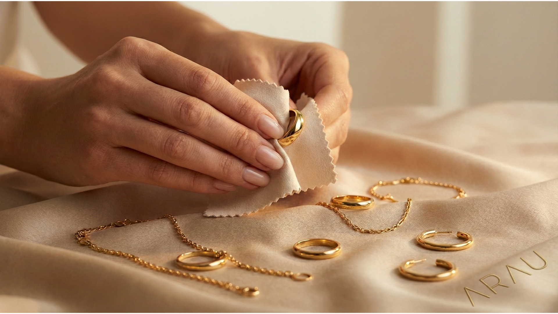 Cuidados com semijoias banhadas a ouro 18k: guia completo ARAU