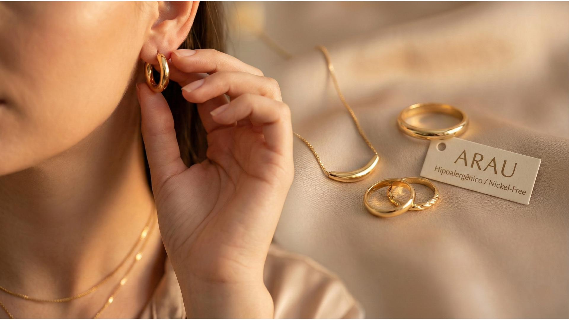 Semijoias hipoalergênicas: beleza e conforto para peles sensíveis 💎