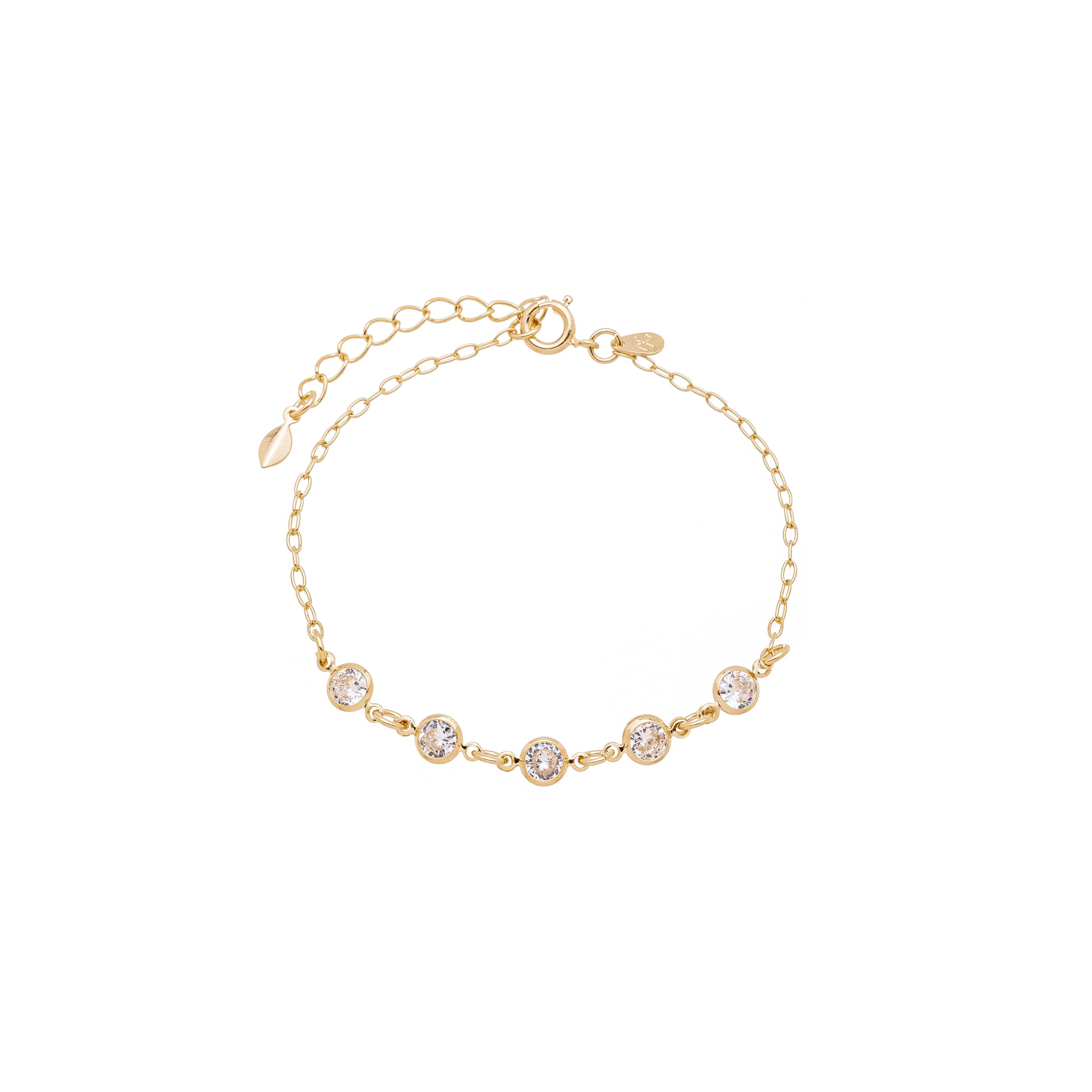 Pulseira com Pontos de Luz banhada a ouro 18k ARAU Jóias