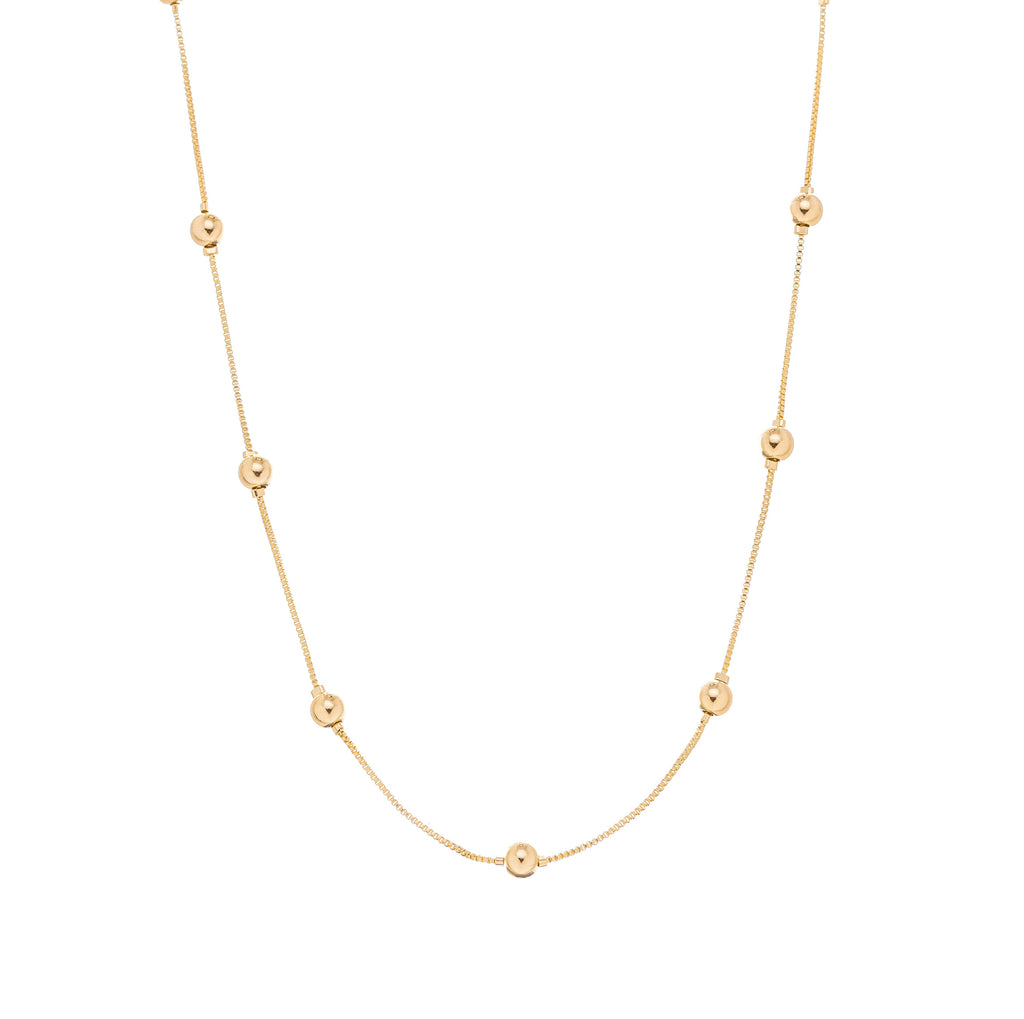 Choker de Bolinhas banhado a ouro 18k ARAU Jóias