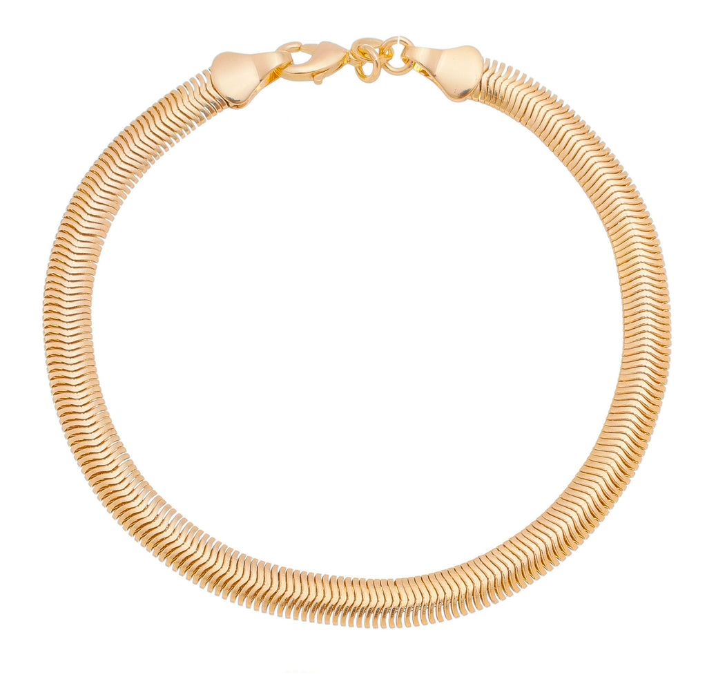 Pulseira Lisa banhada a ouro 18k ARAU Jóias