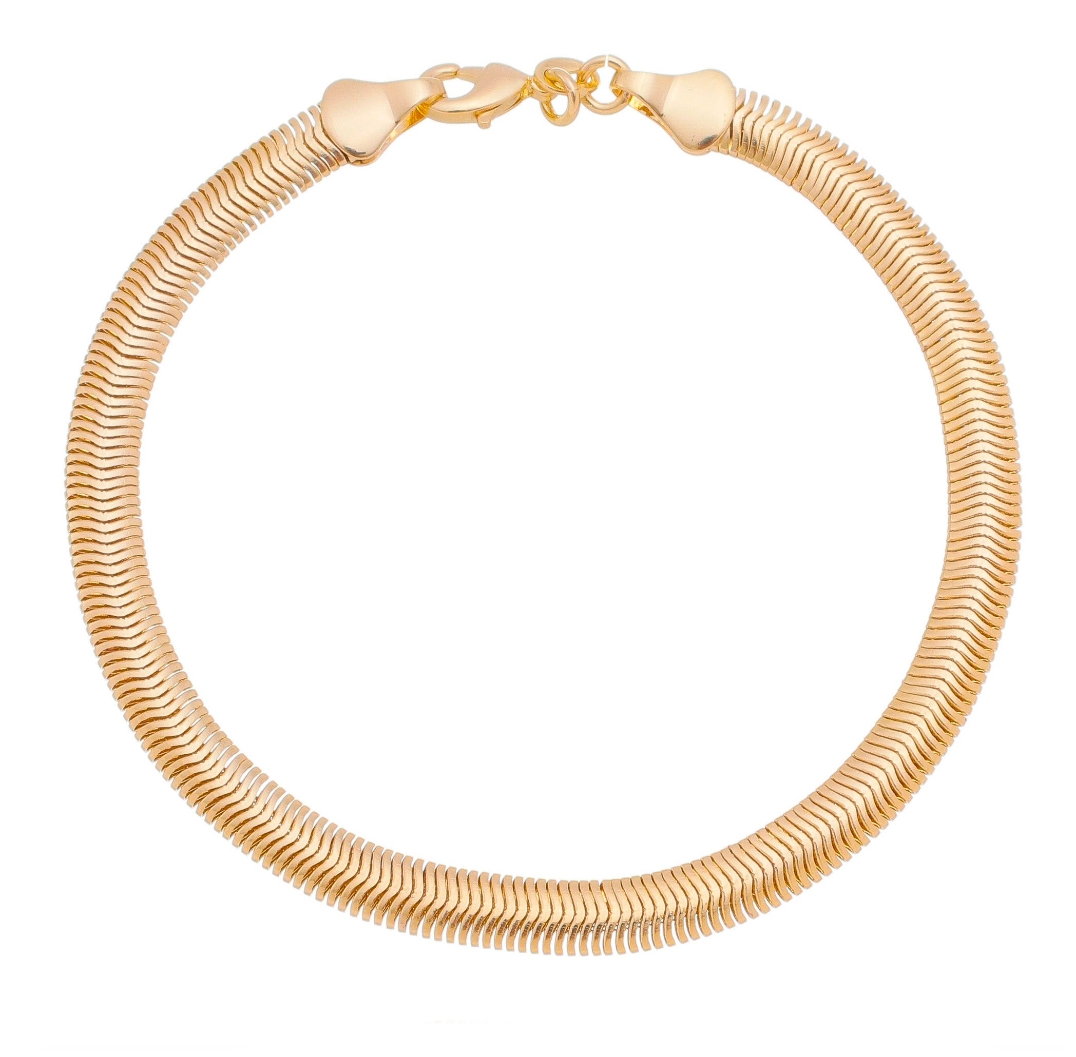 Pulseira Lisa banhada a ouro 18k ARAU Jóias