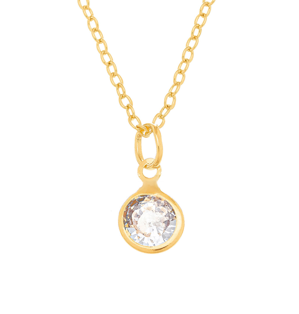 Colar de Ponto de Luz banhado a ouro 18k ARAU Jóias