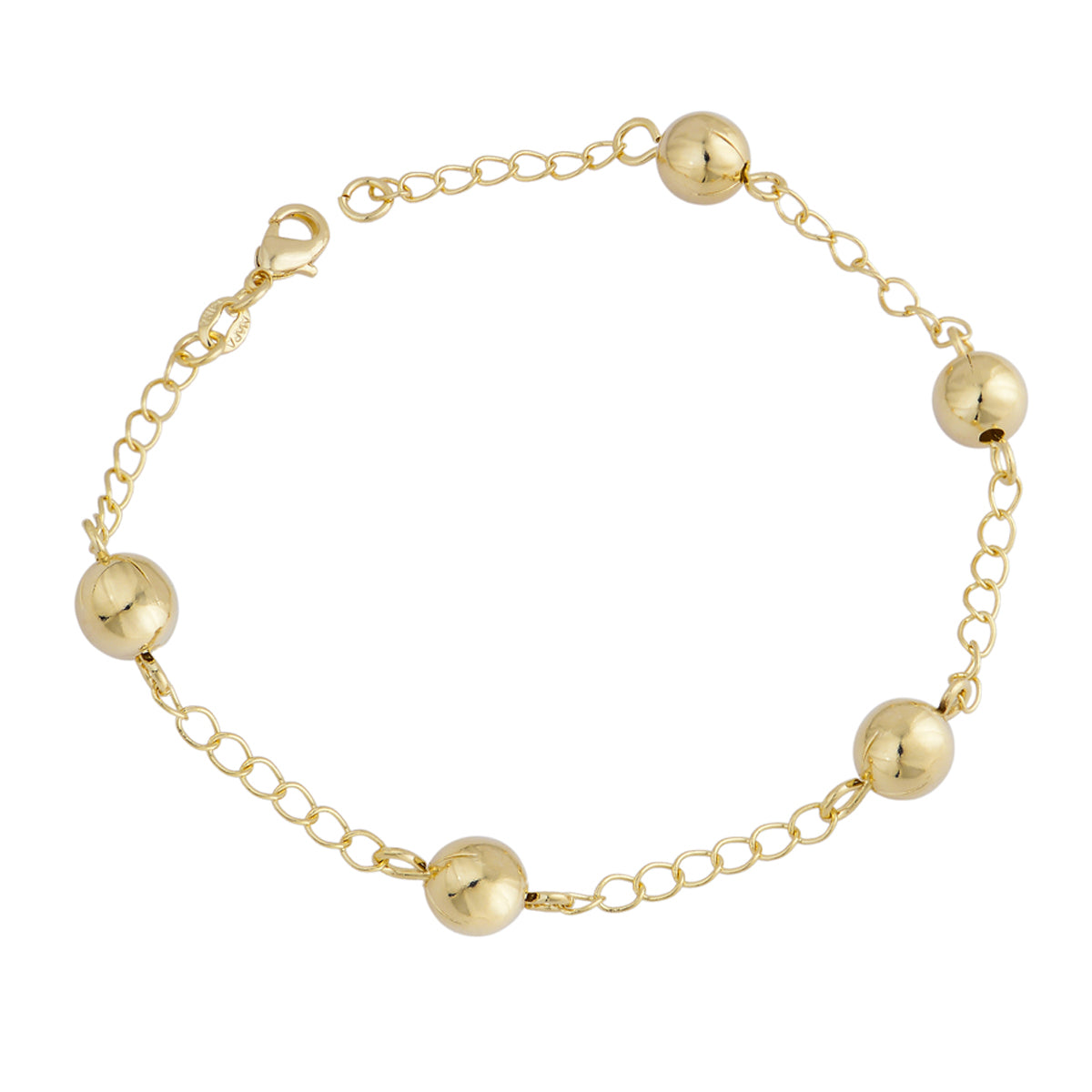 Pulseira de Bolinhas banhada a ouro 18k ARAU Jóias