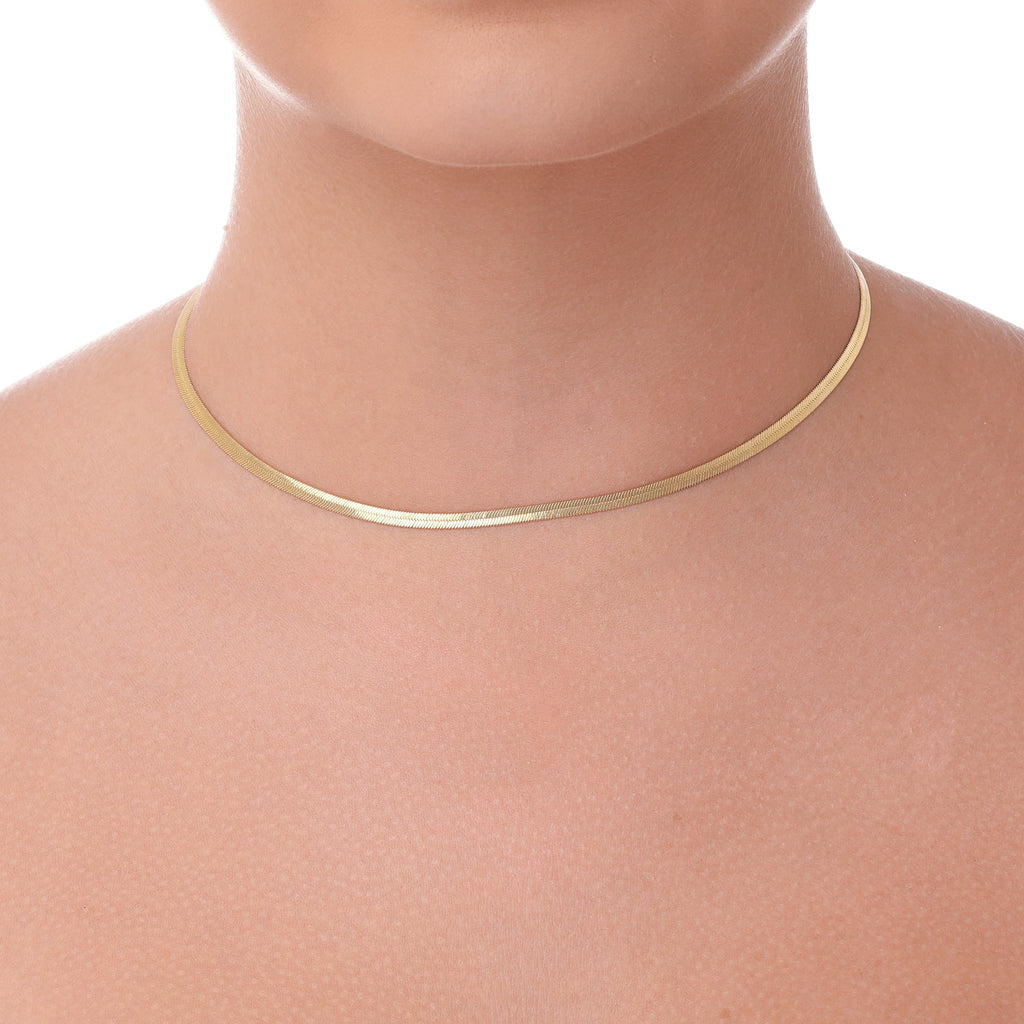 Choker Lisa banhado a ouro 18k ARAU Jóias