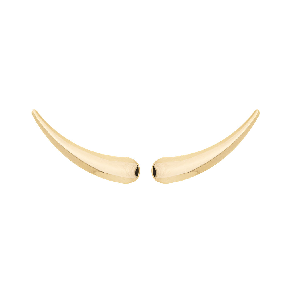 Brinco Ear Hook de gota banhado a ouro 18k ARAU Jóias