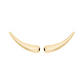 Brinco Ear Hook de gota banhado a ouro 18k ARAU Jóias