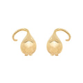Brinco Ear Hook de gota banhado a ouro 18k ARAU Jóias