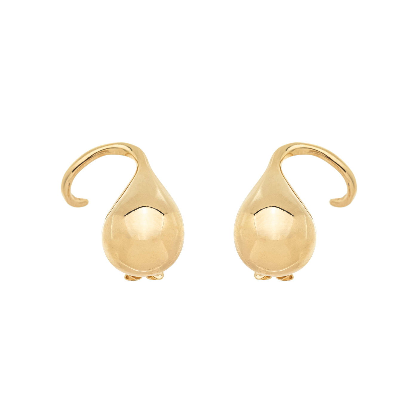 Brinco Ear Hook de gota banhado a ouro 18k ARAU Jóias